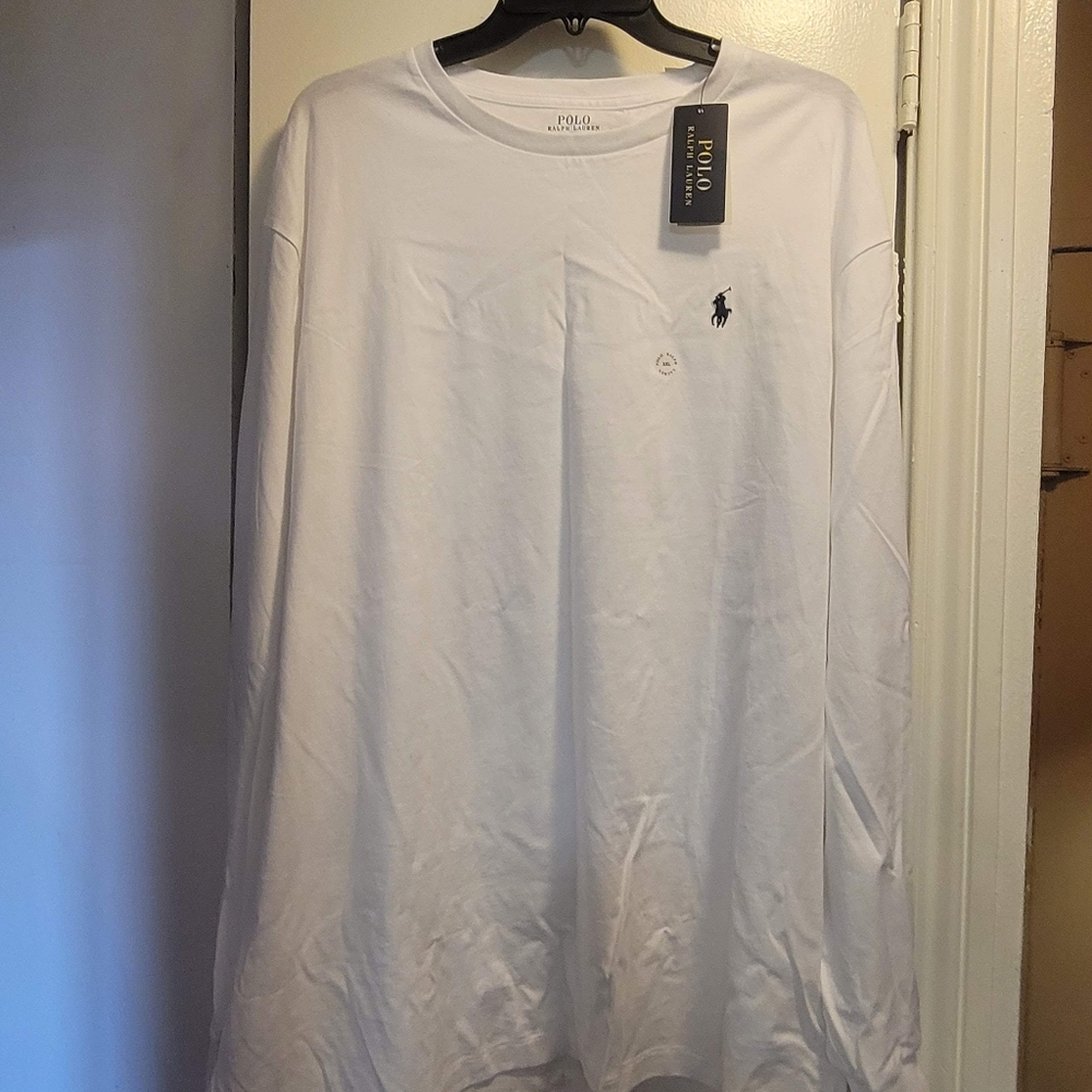 Polo Ralph Lauren long sleeved white shirt
